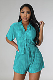 WHOLESALE | Solid Ruffles Shorts Set