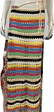 WHOLESALE | Knitted Rainbow Side Split Skirt