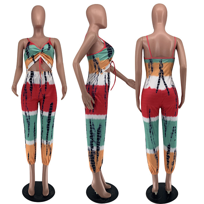 WHOLESALE | Color Panel Maxi Jumpsuit