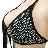 WHOLESALE | Tassel & Rhinestone Back Tied Dress