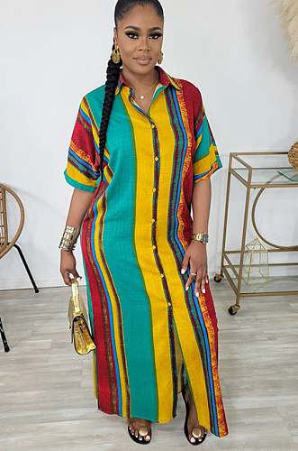 WHOLESALE | Button Up Shirt Collar Dress