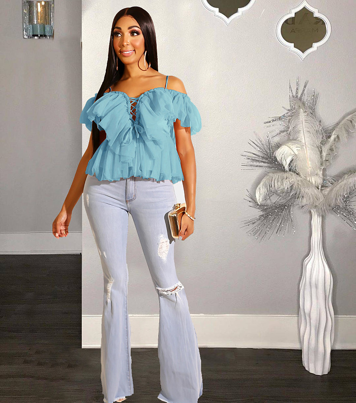 WHOLESALE | Chiffon Maxi Top