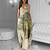 WHOLESALE | Map Printed Maxi Dress