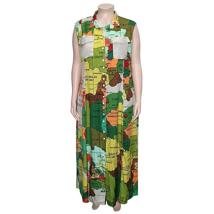 WHOLESALE | Off-shoulder Half Button Up Dress