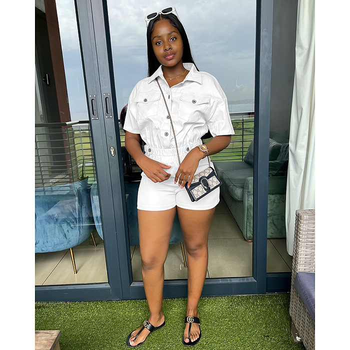 SUPER WHOLESALE | Real Pocket Drawstring Romper