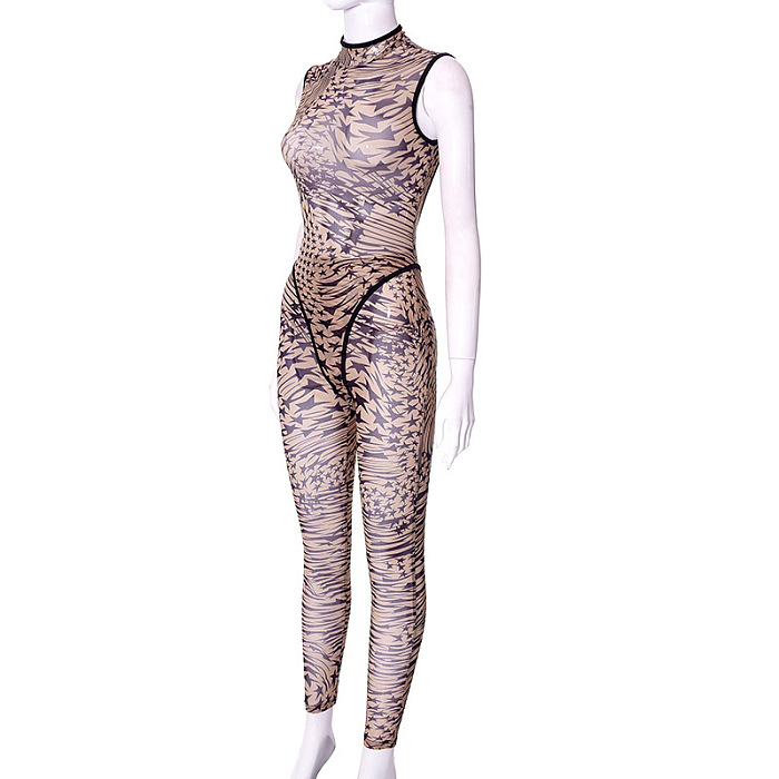 WHOLESALE | Stars Printed See-through Two Pieces