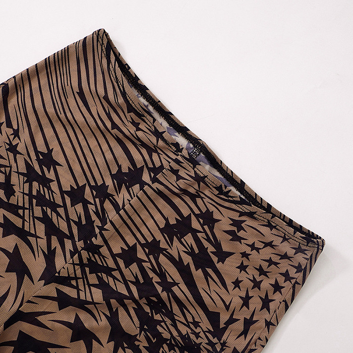 WHOLESALE | Stars Printed See-through Two Pieces