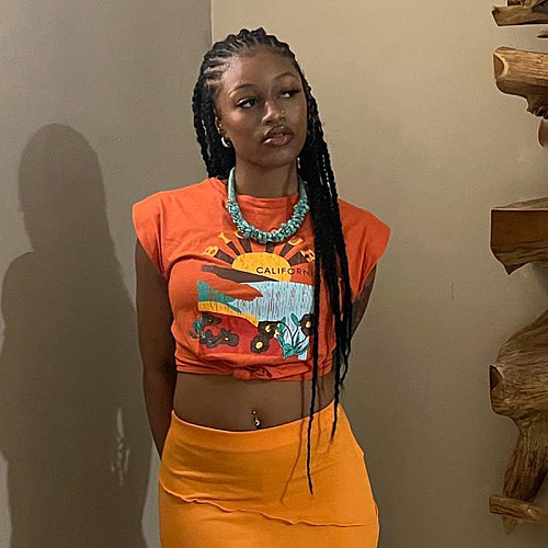 WHOLESALE | Printed Off-shoulder Top