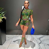 WHOLESALE | Colorful Printed Shorts Set