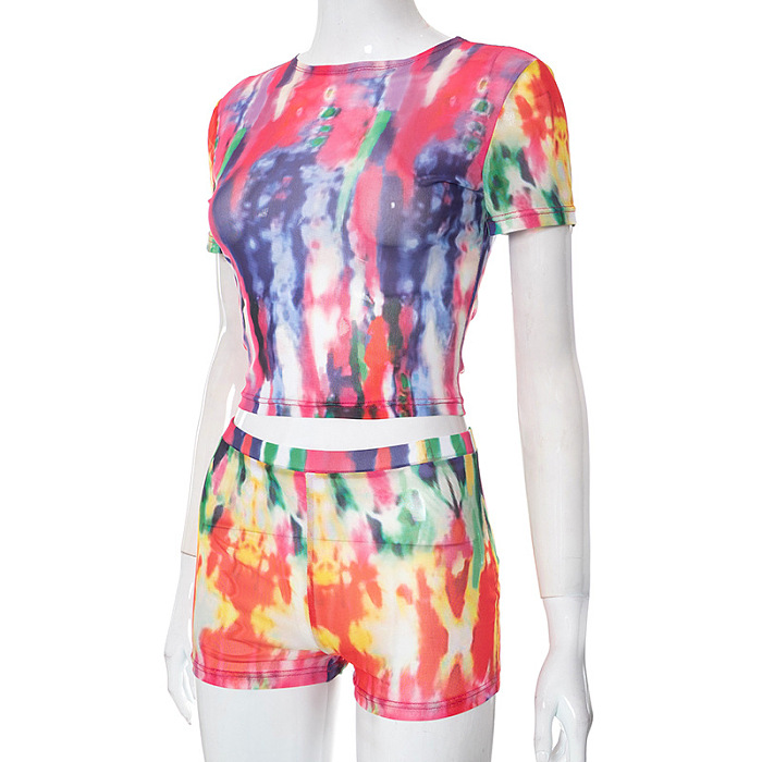 WHOLESALE | Colorful Printed Shorts Set