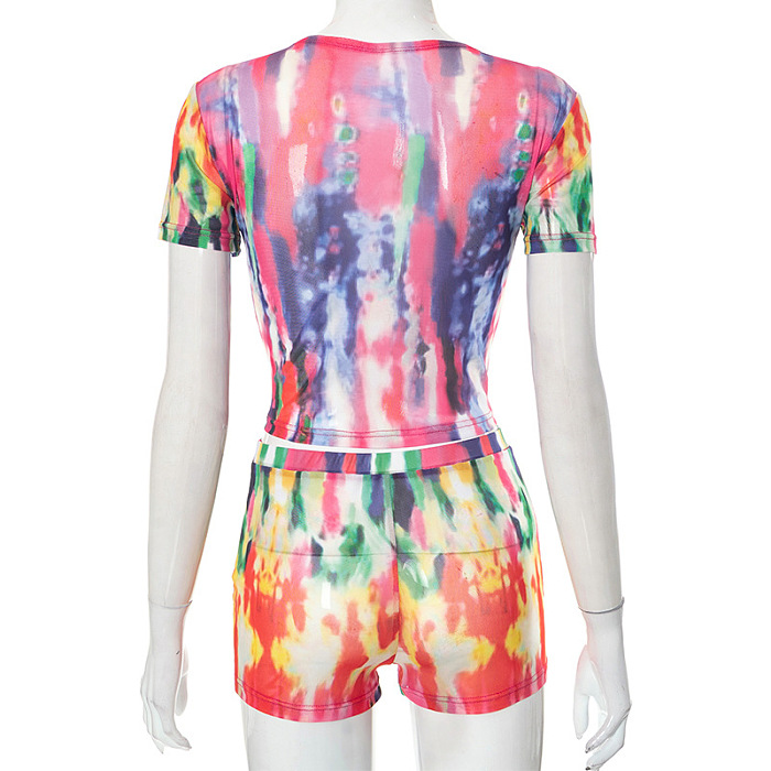 WHOLESALE | Colorful Printed Shorts Set