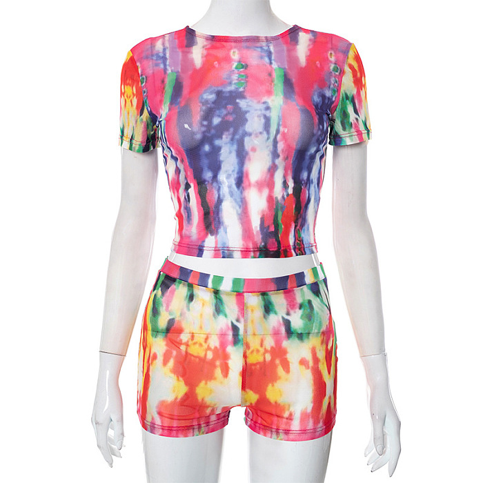 WHOLESALE | Colorful Printed Shorts Set