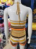 WHOLESALE |  Knitted Halter Top and Shorts Set