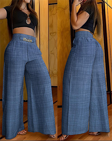 WHOLESALE |  Loose High Waist Pants