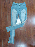 WHOLESALE |  Side See Through Bodycon Jeans