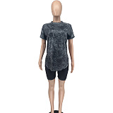 WHOLESALE |  Marble Shorts Set