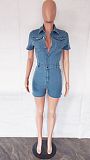WHOLESALE |  Half Button Up Romper