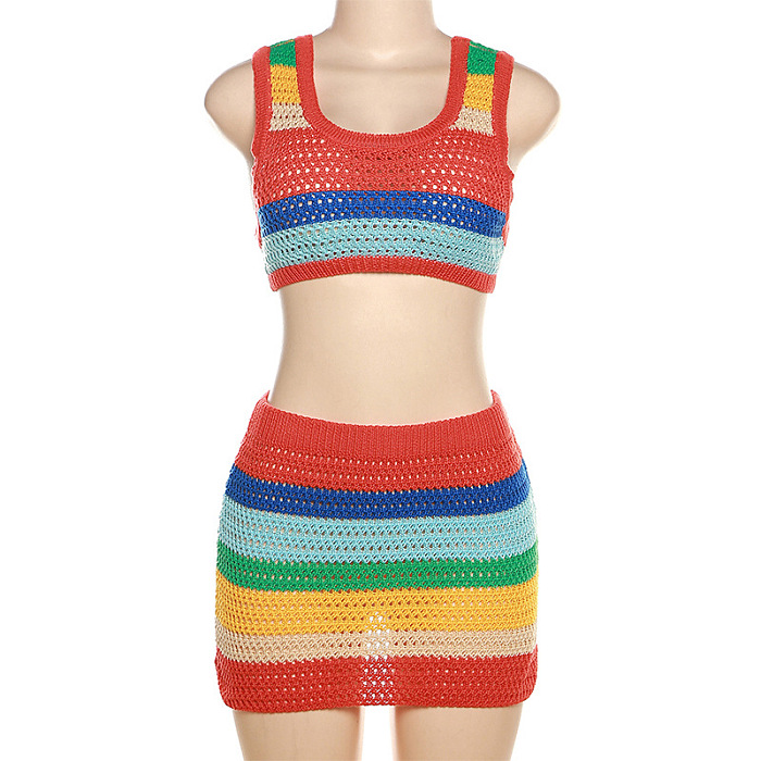 WHOLESALE | Knitted Tank Skirt Set