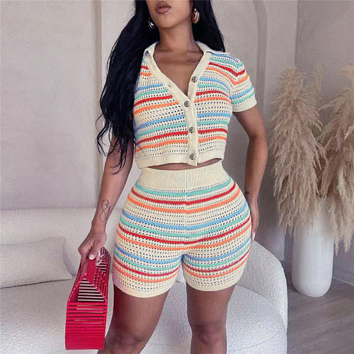 WHOLESALE | Knitted Shorts Set