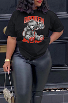 WHOLESALE | Broken Bear Printed T-shirt