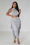 WHOLESALE | Solid Skirt Set