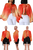 WHOLESALE | Chiffon Bat Top in Orange