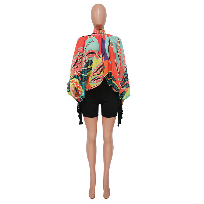 WHOLESALE | Chiffon Bat Top in Floral