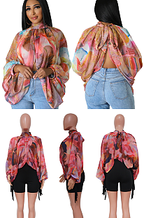 WHOLESALE | Chiffon Bat Top in Pink