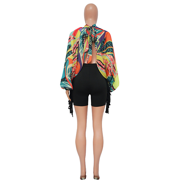 WHOLESALE | Chiffon Bat Top in Floral