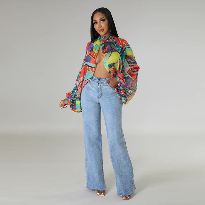 WHOLESALE | Chiffon Bat Top in Floral