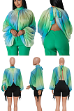 WHOLESALE | Chiffon Bat Top in Green
