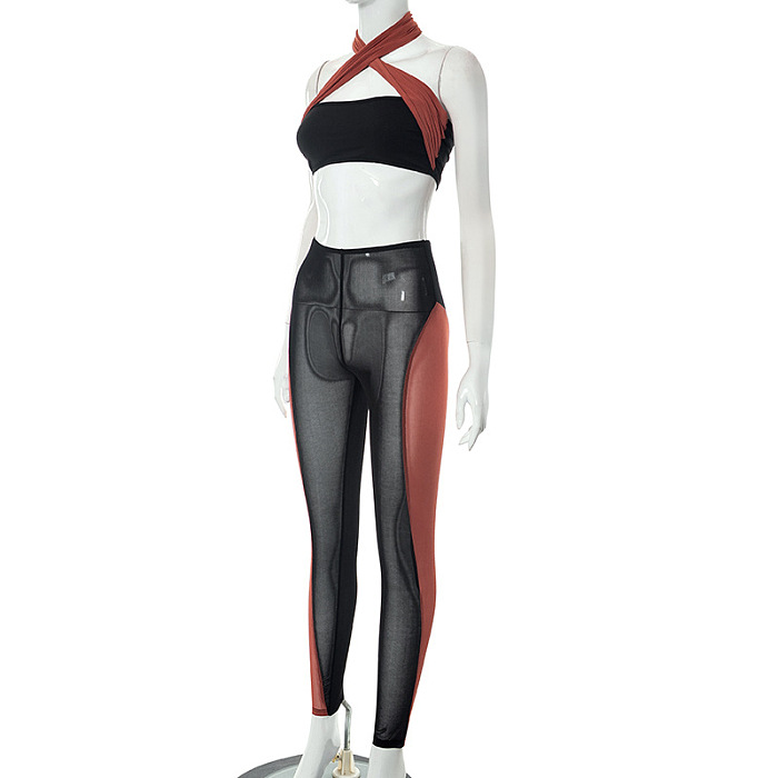 WHOLESALE | Halter Bra Top & Bodycon Pants