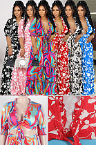 WHOLESALE | Floral Printed Loose Plus Size Pants Set