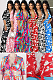 WHOLESALE | Floral Printed Loose Plus Size Pants Set