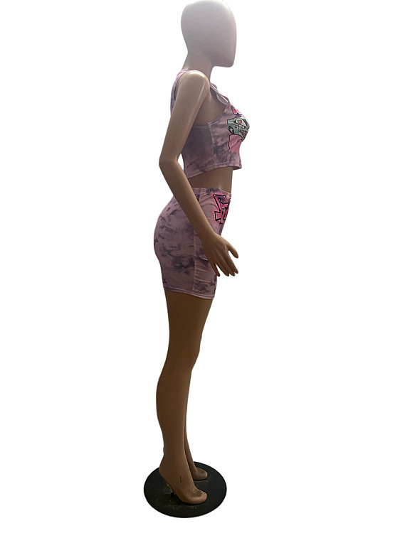 WHOLESALE | Comic Printed Skirt Set