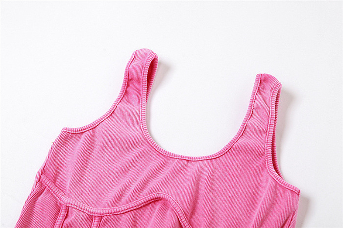 WHOLESALE | Pitted Fabric TankJumpsuit