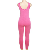 WHOLESALE | Pitted Fabric TankJumpsuit