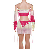 WHOLESALE | Knitted Strap Shorts Set