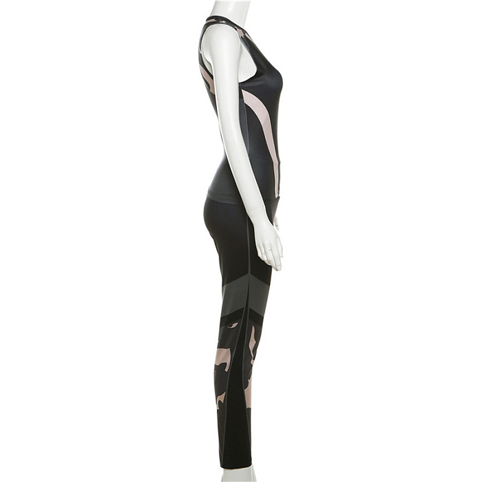 WHOLESALE | Bodycon Printed Pants Set