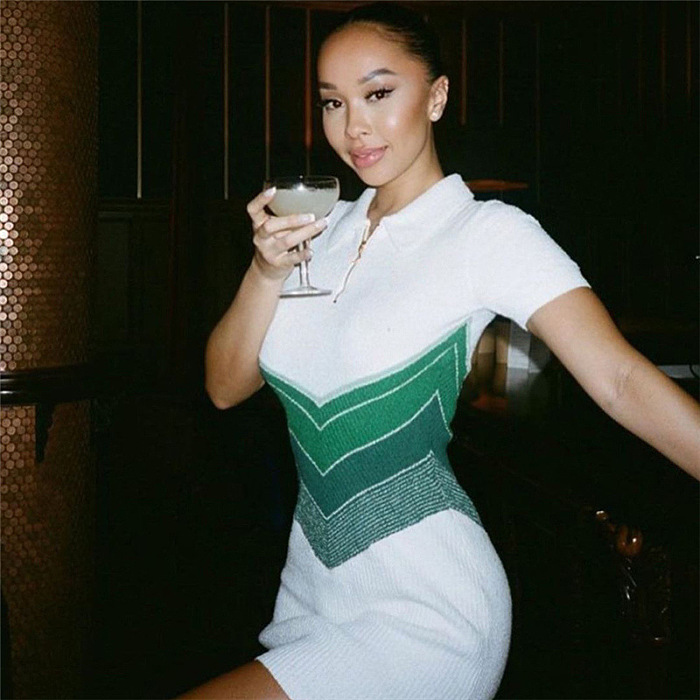 WHOLESALE | Zip Up Bodycon Dress