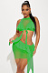 WHOLESALE | Chiffon Lutos Wave Edge Skirt Set