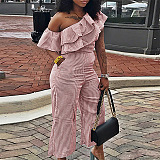 WHOLESALE | Asymertrical Shoulder Jumpsuit