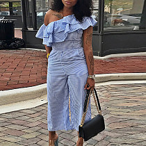 WHOLESALE | Asymertrical Shoulder Jumpsuit