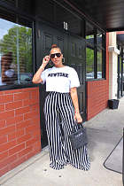 WHOLESALE | NEWYORK Printed Off Shoulder T-shirt