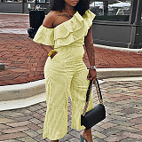 WHOLESALE | Asymertrical Shoulder Jumpsuit