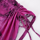 WHOLESALE | Halter Side Drawstring Dress