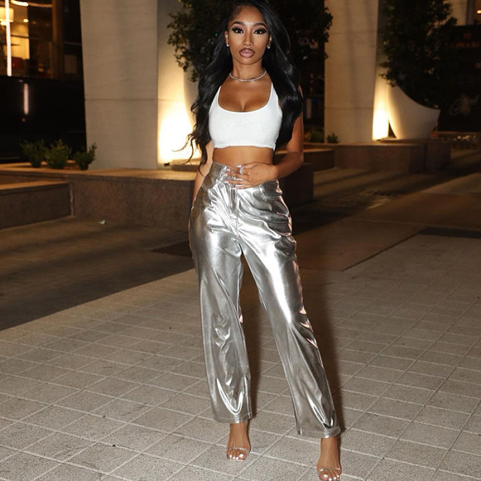 WHOLESALE | Pu Material Shinning Pants