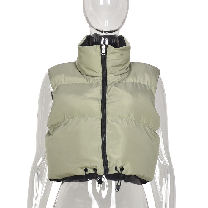 WHOLESALE | Reversible Puffer Offer-shoulder Jacket
