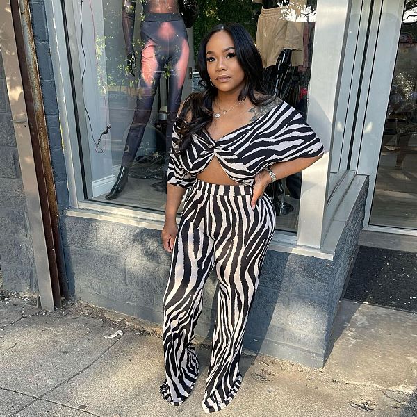 WHOLESALE | Zebra Pants Set