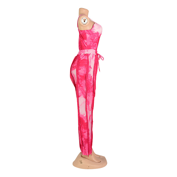 WHOLESALE | Side Tassel Tank Pants Set